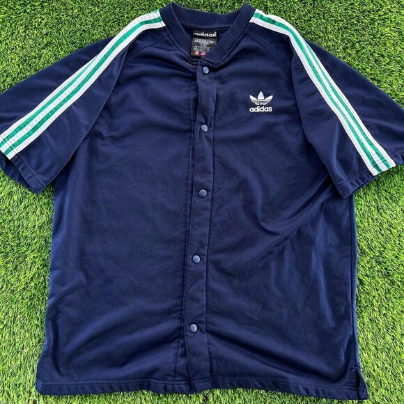Adidas Men's Navy Jacket Large Size